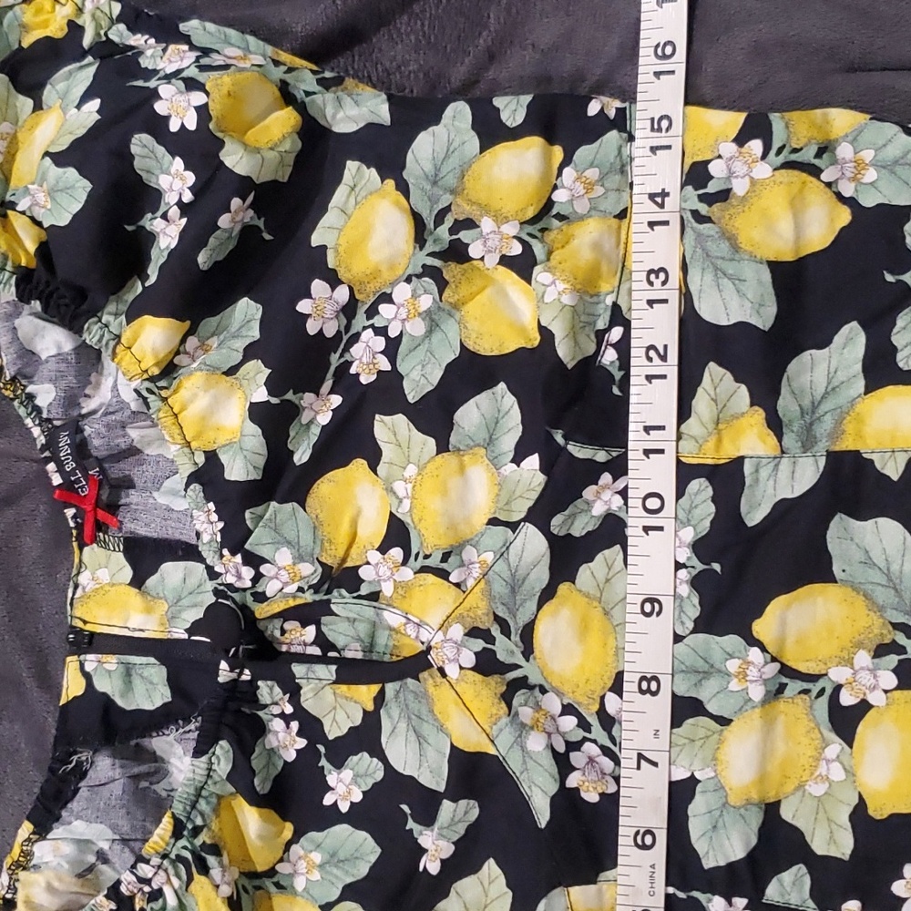 Hell bunny lemon top size small/medium - Picture 5 of 6
